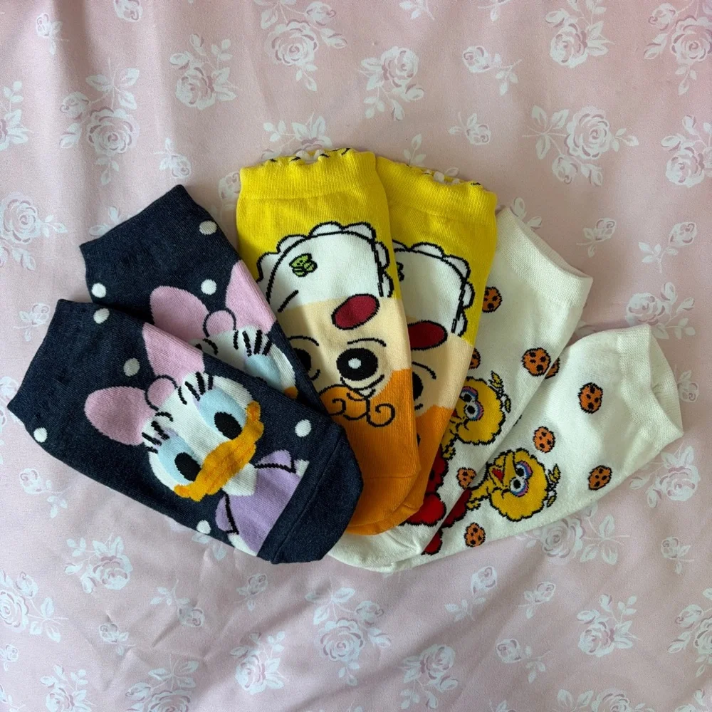 Character Ankle Socks Bundle - Set of 3